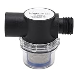 Filtro de Bomba de Agua 1/2 Pulgadas 14 Rosca Hembra en Línea Filtro de Pulverizador Giratorio para Bomba de Agua RV Marine 50 Pantalla de Malla Filtro de Agua