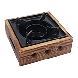 Barbacoa portátil para camping, barbacoa, parrilla, material de hierro fundido para barbacoa al aire libre, cocina familiar, senderismo, picnic, barbacoa, accesorios, cubierta de barbacoa, cepillo