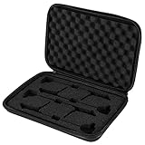Dasertoe Caja de swinger de pesca alarma de mordida percha swinger LED indicador maletín de almacenamiento accesorios de pesca de la carpa
