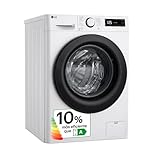 LG F4WR5010A6W - Lavadora Inteligente, 10kg, AI Direct Drive, 1400rpm, Vapor Steam, Clasificación A, Serie 500, Color Blanco