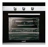 CATA CM 760 AS BK Horno multifunción, 2400 W, 50 litros, Acero Inoxidable, Negro