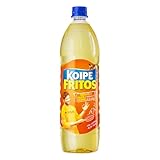 Koipe Fritos - Aceite de Semillas de Girasol, Rico en Vitamina E, Reduce el Olor a Fritura y Humo en Cocina, Ideal para Frituras - Botella de PET, 1 L