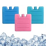 Acumuladores Pequeños,Placas de Hielo,Acumuladores de Frio,3 Colores Acumulador de Frío,Paquetes de Hielo,Placas Hielo Nevera portatil,Acumulador Frio,Acumuladores de Frío Pequeños,Bloques de Hielo