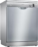 Bosch Lavavajillas de Libre Instalación, 60 cm, ActiveWater, Silencioso, Serie 2, Acero Inoxidable, SMS25AI05E.