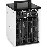 TROTEC Calefactor eléctrico TDS 10 tiene 3 estapas, entre 0,65KW hata 2KW
