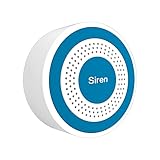 Sirena estroboscópica inalámbrica LWOHSI para Sistema de Seguridad del hogar, Alarma de Sirena de cúpula estroboscópica para Sistema de Alarma (LW106 LW108)