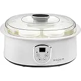 Browin Accesorios para Productos lácteos Yogurtera, 20 W, 1.3 litros, Plástico, Cristal