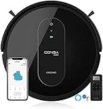Cecotec Conga Serie 1390 Robot Aspirador 4 En 1, Navegación Inteligente Y Ordenada Itech Gyro, 7 Modos De Limpieza Con Muro Magnético, 3 Niveles De Fregado, 45 W, menor a 64 dB, Negro