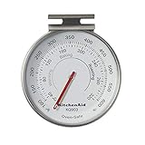 KitchenAid Termómetro ajustable para colgar en el horno, para uso en ventilador, gas u hornos eléctricos, 40°C a 320°C
