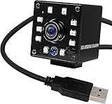 Svpro 1080P OV2710 CCTV Cámara de Vigilancia para Webcam Mini Infrarrojo Visión Nocturna USB Webcam HD 2 Megapixel con IR Cut y Junta de 10 Piezas