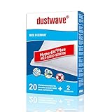 dustwave Megapack - 20 bolsas de filtro para aspiradora SilverCrest SBSB 750 A1 (fabricadas en Alemania, incluye microfiltro)