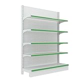 Estantería para Tiendas minoristas, estantería de Almacenamiento Resistente, estantería de exhibición de supermercado de Varios Niveles, Organizador de refrigerios comerciales para Tiendas d