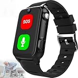 Programa De Llamadas De Emergencia Para Ancianos, Reloj De Posicionamiento GPS Con Cámara, Videollamada 4G Impermeable, Rescate De SOS, Pista De Historial, Alarma Inteligente De Cerca Electrónica Para