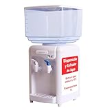 SOGO Dispensador de Agua Fría y Natural 7L - Dispensador de Agua Garrafa de 7L con Bandeja Antigoteo Extraíble - Compatible con Botellas de 0,7L hasta 7L - Incluye 2 Adaptadores