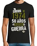 Camisetas Regalo 50 Cumpleaños Hombre - Camiseta 50 Años Hombre - Camiseta 1974 - Camiseta Graciosa Regalo Cumple - Regalos Originales Hombre 50 años - Ideas Para Cumpleaños 50 Aniversario