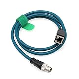 HangTon X-Code - Cable de red Ethernet M12 RJ45 de 8 pines para Cognex in Sight DataMan Keyence IV3 SR5000, sensor de cámara, control de automatización, PLC 3 m