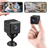 Mini Camara Espia Wifi Oculta con Full HD, Cámara Vigilancia Inalámbrica para Seguridad del Hogar, Visión Nocturna con Detección de Movimiento, Mini Cámara Espía de Videovigilancia 2 Horas Batería