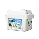 UTILBOX Nevera Portátil de Corcho Blanco Mini - 11 L. Caja Isotérmica de Poliestireno para Alimentos y Bebidas. Eficiente, Resistente y Ligera - con Asas