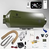 YCSH Calefaccion estacionaria diesel 2kw 12v ch22 v2, Calefaccion homologable ITV de Aire diésel de Bluetooth 12V con Bomba de Aceite silenciosa, Altitud Disponible 5,000 m, Nuevo Modo de ventilación