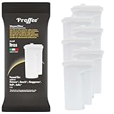 Proffee Itras | 6x Filtros de agua compatible con Siemens EQ series, Bosch serie 2 y 8, Gaggenau serie 200 y 400 cafetera automática, máquina de café - reemplaza cartucho Brita Intenza | MADE IN ITALY