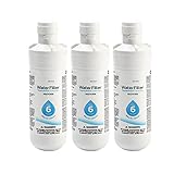 Repuesto de filtro de agua, LT1000p filtro de agua reemplazable para refrigerador, filtro original para refrigerador, agua y hielo (3 piezas)