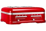 KitchenAid 5KMT4205ECA, 2500 W, Aluminio, 4 Ranuras, Rojo Manzana