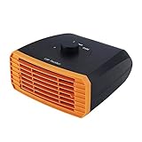 Huamengyuan 12V/24V Ventilador de calefacción auto del coche portátil,Ventilador Calefactor Desempañador 2 en 1 Calefactor de Aire Caliente Coche,Conectar a Encendedor de Cigarrillos