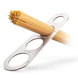 Fackelmann Medidor de Pasta de Acero Inoxidable, Medidor de Espagueti para 1-4 Personas, Utensilio de Cocina para Amantes de la Pasta, Apto para Lavavajillas, 1 ud.