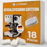 culiclean 18 tabletas de descalcificación | tabletas descalcificadoras | Descalcificadores en tabletas para cafeteras, cafeteras totalmente automáticas, electrodomésticos, hervidores y mucho más