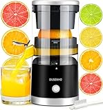 Exprimidor Eléctrico Naranjas Exprimidor de Cítricos Portátil con USB y Cepillo de Limpieza para Naranja, Limón y Pomelo