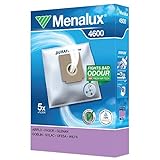 Menalux 4600 - Pack de 5 bolsas sintéticas y 1 filtro para aspiradoras Clatronic, Fagor y Ufesa Mini Mousy, Froggie y Boggi