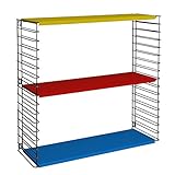 METALTEX Estantería Modular, Metal, Tricolor, 70x21x68 cm