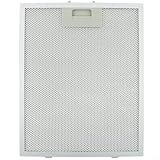 Zeroupshop Filtros para campana extractora de grasa de malla metálica, 320 x 260 mm, filtro de ventilación para campanas extractoras extractoras de 5 capas, aluminio, pieza de repuesto, color plateado