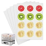 GXGM 5 piezas de silicona deshidratador hojas, cuadrado deshidratador hojas 26 * 17cm, reutilizables frutas y alimentos deshidratador esteras para fruta deshidratador para secador de Wmf (A)