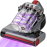 Aspiradora Antiacaros,13KPa Aspirador de Acaros,Aspirador de Colchones Acaros con Luz UV y Ultrasónica, Elimina 99.9%,Aire Caliente a 60° para Camas, sofás, alfombras