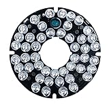 CENPEK 48 LED 850nm IR placa infrarroja placa redonda de 90 grados para cámara de seguridad CCTV