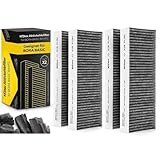 KF3TEC® Juego de filtros de carbón activo para campanas extractoras Bora Basic BAKFS (4 filtros) y BIU/BHU/BFIU, máximo 2 unidades por cliente, 2 unidades
