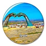 Imán decorativo para nevera de España Xativa con imán decorativo para viaje, colección de recuerdos turísticos para regalo de ciudad