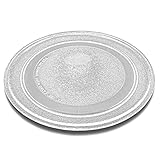 vhbw Placa de microondas compatible con Bosch HMT702, HMT703, HMT742, HMT743 microondas - Plato giratorio, vidrio, 24,5 cm