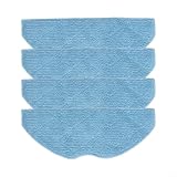 Gettimore Kit de paño de fregona, para Botslab para aspiradora robótica S8 Plus, 4 o 10 piezas de microfibra limpiadora, almohadillas de repuesto lavables (paquete de 4)