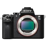 Sony Alpha 7 II - Cámara evil de fotograma completo (24.3 Megapíxeles, enfoque automático híbrido rápido, estabilización de imagen óptica de 5 ejes, grabación de vídeos en formato XAVC S), negro