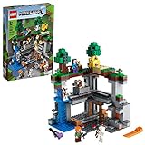 LEGO Minecraft The First Adventure 21169 Hands-On Minecraft Playset; Fun Toy Featuring Steve, Alex, a Skeleton, Dyed Cat, Moobloom and Horned Sheep, New 2021 (542 Pieces)