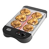 Cecotec Tostador Plano Horizontal Turbo Easytoast Basic. 900 W de Potencia con 6 Niveles, 3 Resistencias de Cuarzo, Bandeja Recogemigas y Hueco Recogecables, Indicador Luminoso, 31X35 Cm, Negro