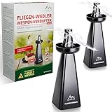 Gardigo® 2 Unidades Ventilador Repelente de Moscas, Avispas, Mosquitos y Abejas | Ahuyentador de Avispas, Moscas, Mosquitos y Otros Insectos | Ventilador Antimoscas, Antimosquitos y Antiavispas