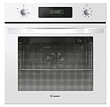 Candy Idea FIDC B625 L, Horno Multifunción, 70L, 2 Bandejas y 1 Rejilla, Ventilador Radial, Limpieza Aquactiva, Convección + Ventilador, 8 Funciones, Mandos Push&Pull, Puerta Doble Cristal, Blanco