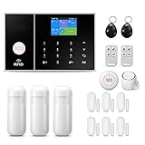 PGST Kit Alarma Casa,Alarma de Hogar Inalámbrica 4G gsm WiFi,Sistema de Alarma para el hogar con Sirena Tuya App,sensores de Ventana, PIR,Controles remotos, Funciona con Alexa y Google Assistant