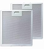 Amazinpure filtros de Aluminio para Campanas extractoras, 267 x 305 x 9 mm, Compatible con Elica GRI0009219 Ariston C00280008 AEG 405509917 Bauknecht 482000031 Juno Electrolux