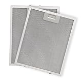 Anakel Home Filtros de Campana Extractora 400472918 compatibles con TEKA DM90 DM60 | 2 Unidades Filtro Metálico 32x26cm (Revisar Medidas entre Pestañas)