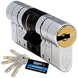 Schlosser Technik 3 Star High Security Euro Cylinder - TS007 - Sold Secure Diamond Secured by Design Police Approved (35/55)