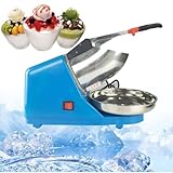 HarBin-Star Picadora de Hielo EléCtrica de 220 V 300 W Trituradora de Hielo Profesional para Batidos de CóCteles y Bebidas para Bares Y Restaurantes